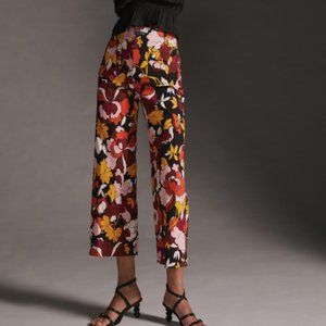 NWT Anthropologie Colette Cropped Wide-Leg Pants